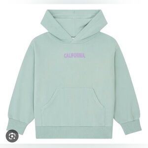 NWT HUNDRED PIECES Mint Green Kids California Hoodie